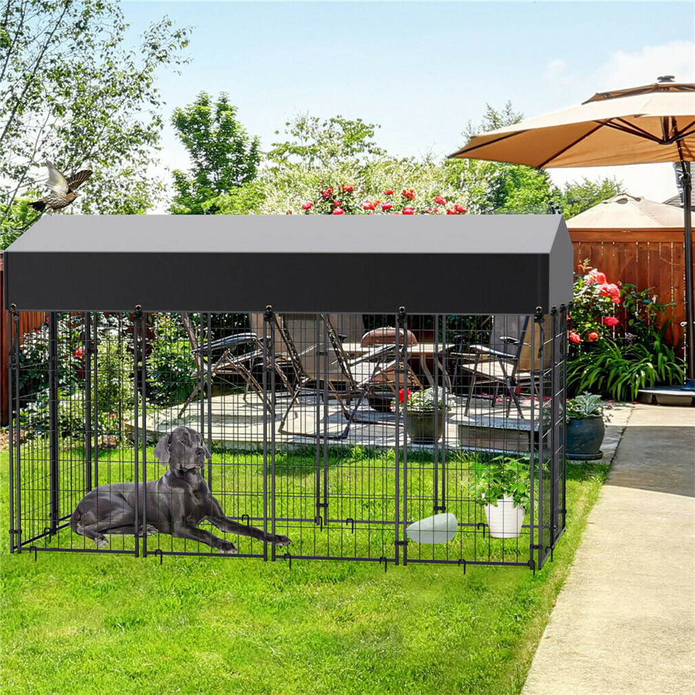 Oversized Large Dog Kennel Outdoor Anti-UV Dog Playpen House Fence Pet Crate
