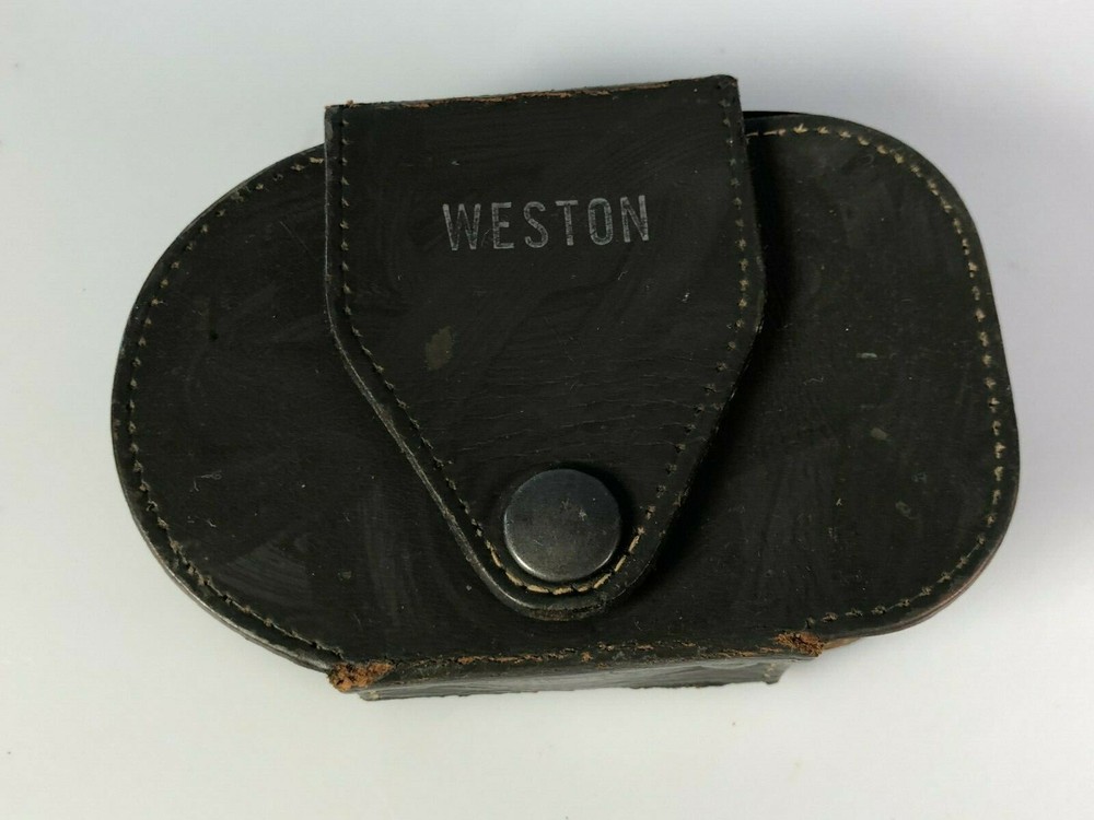 Weston Model 737 Master III Universal Exposure Light Meter With Leather Case