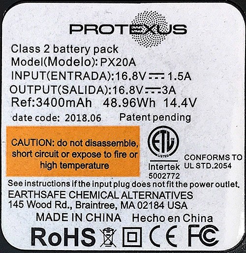 EARTHSAFE EvaClean Protexus PX200ES Cordless Electrostatic Sprayer Hand Held