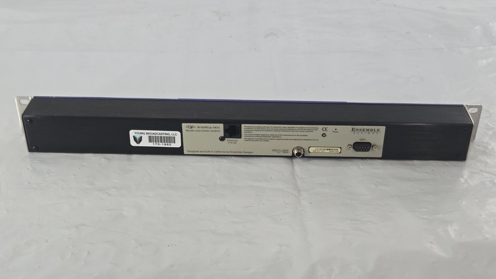 Ensemble Designs BrightEye 5835 Router and Action Control Panel