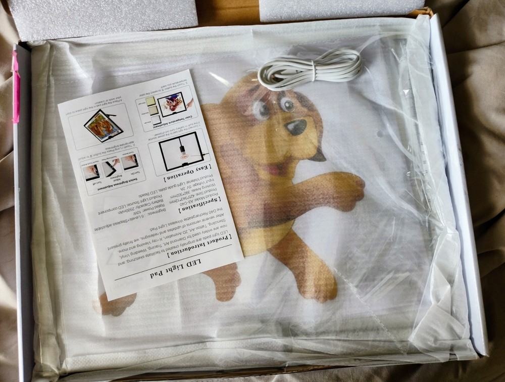 A3 LED Light Pad Tracing Light Box – Rechargeable, Adjustable Brightness