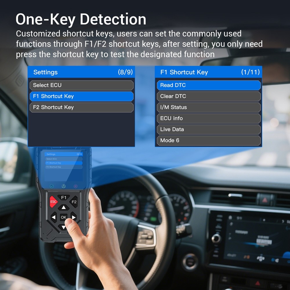 M60 car fault diagnosis, motorcycle detector obd2 car scanner ECU reset code