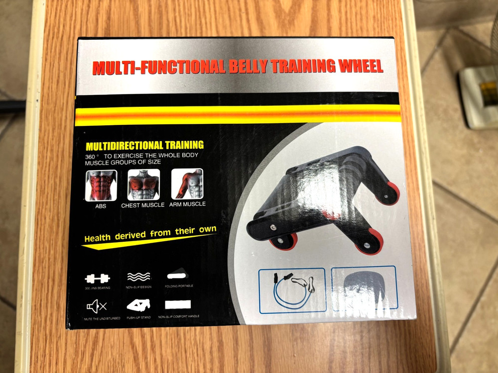 Multi-Functional Belly Training Wheel