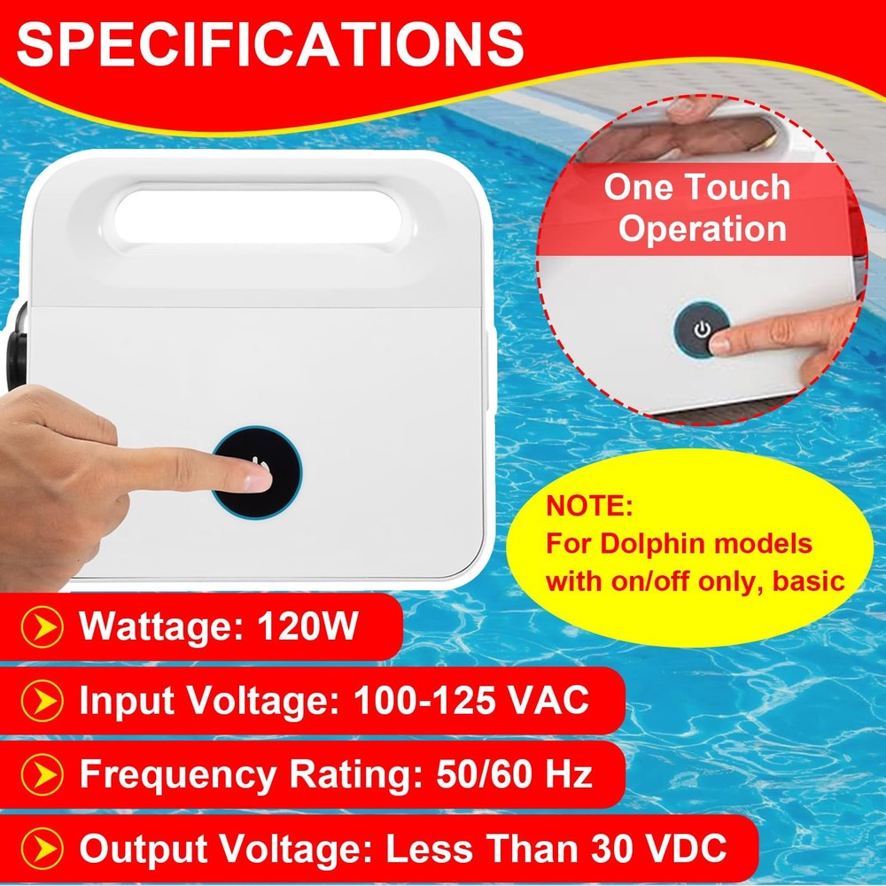 99956034 Power Supply Unit Fit Dolphin Robotic Pool Cleaner Active 10 Echo E10