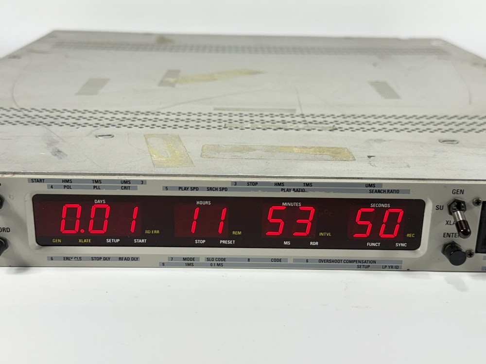 Trak Microwave 8500-12 Time Code Processor 48500-1100-110 System Vintage