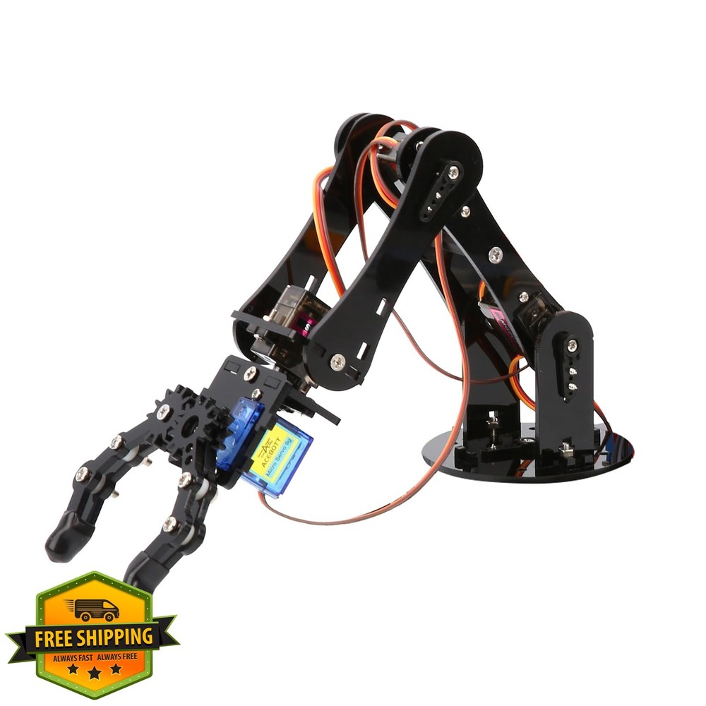 ACEBOTT Robot Arm Kit: STEM Coding Robot, Ages 8-16, QD007