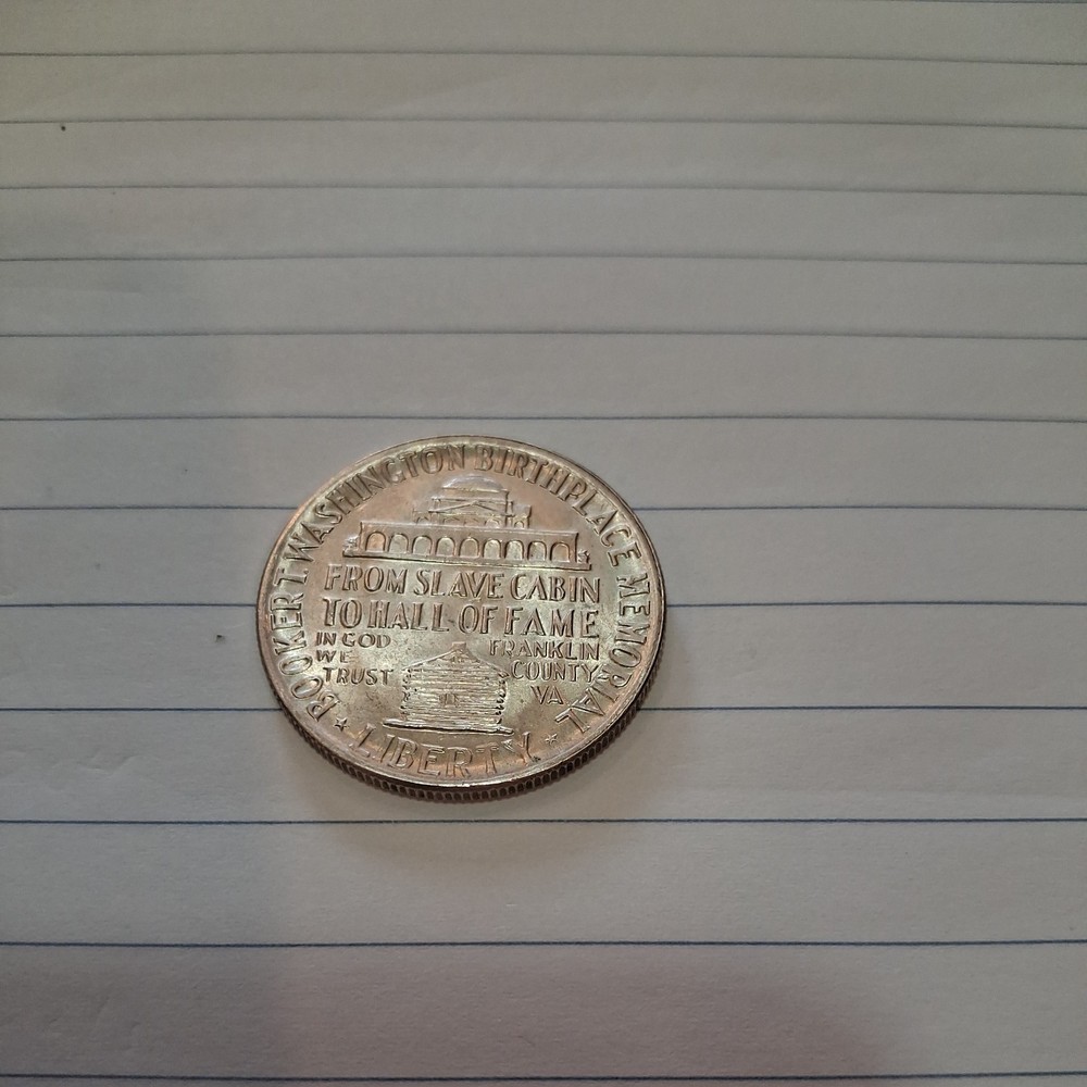 1946 Booker T Washington Half Dollar Silver Commemorative