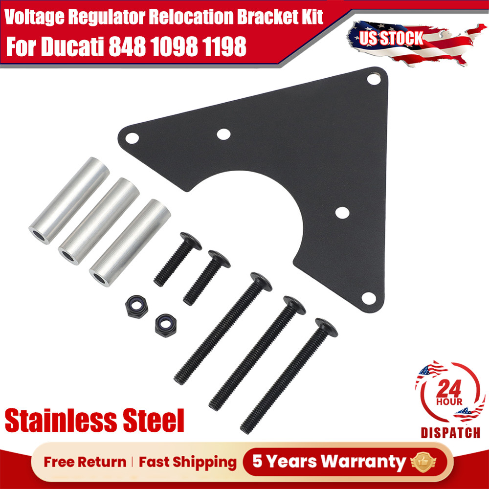 Voltage Rectifier / Regulator Relocation Bracket Kit For Ducati 848 1098 1198