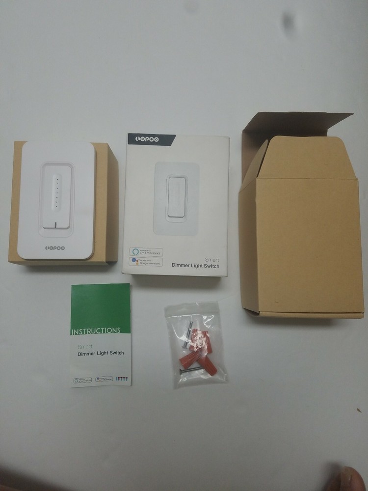 lopoo dimmer light switch 120 smart wifi light switch, Model# WT03S