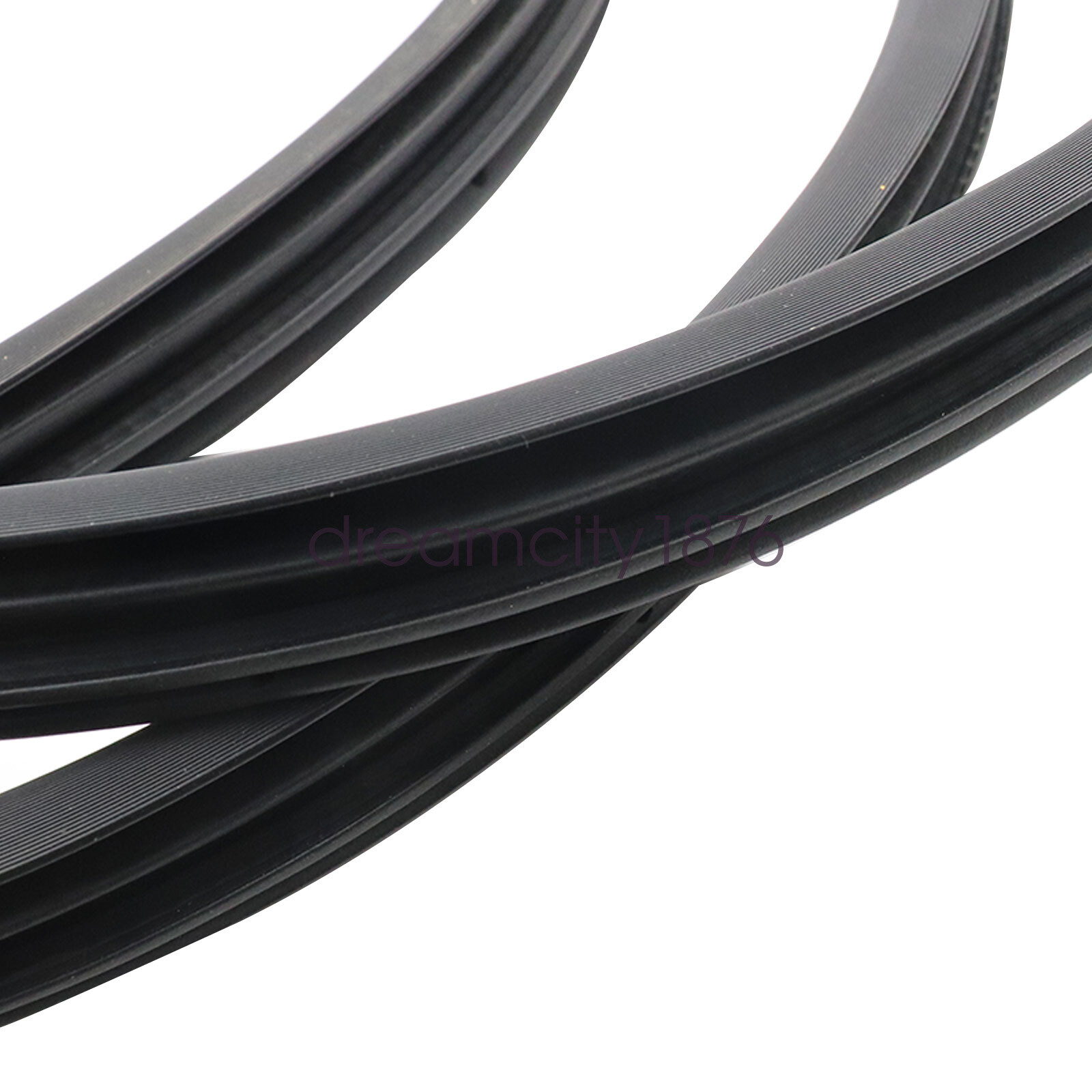 Rubber/Velvet Door Seal Edge Protector Weatherstrip For BMW E90 3-Series 05-11
