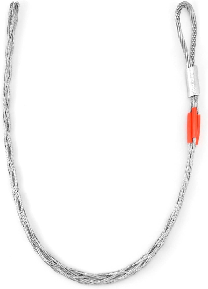 QWORK Cable Pulling Socks Grip, 1102 Lbs Breaking Strength, 3.3 Ft Cable Puller