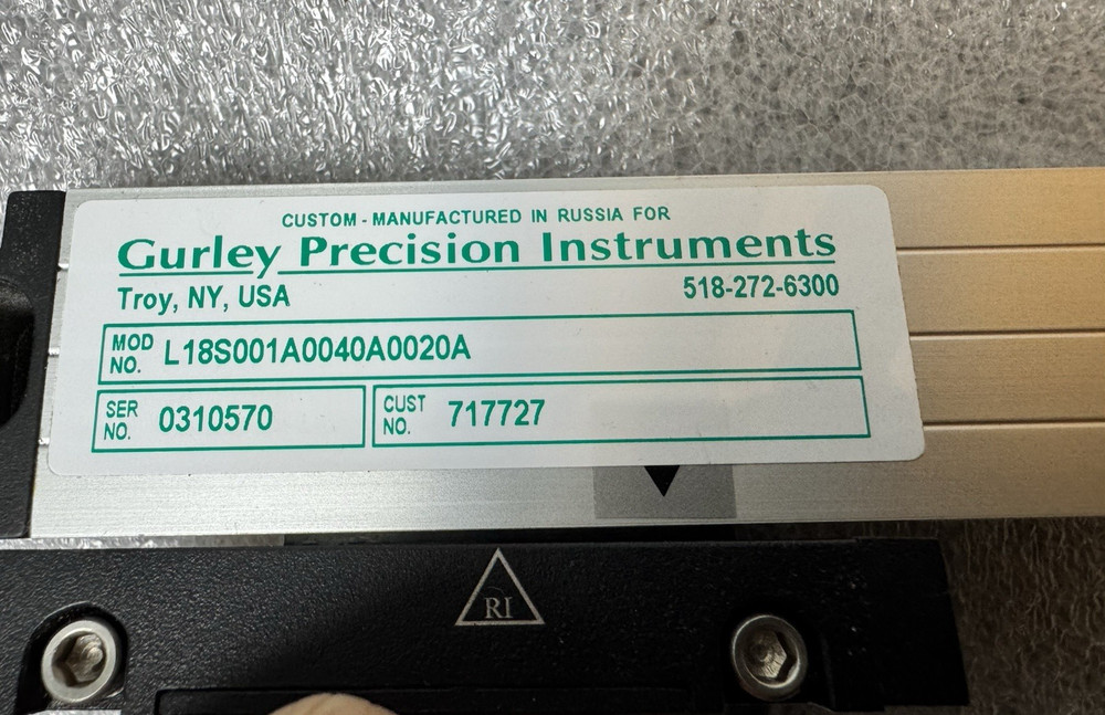 GURLEY PRECISION L18 INCREMENTAL LINEAR ENCODER L18S001A0040A0020A