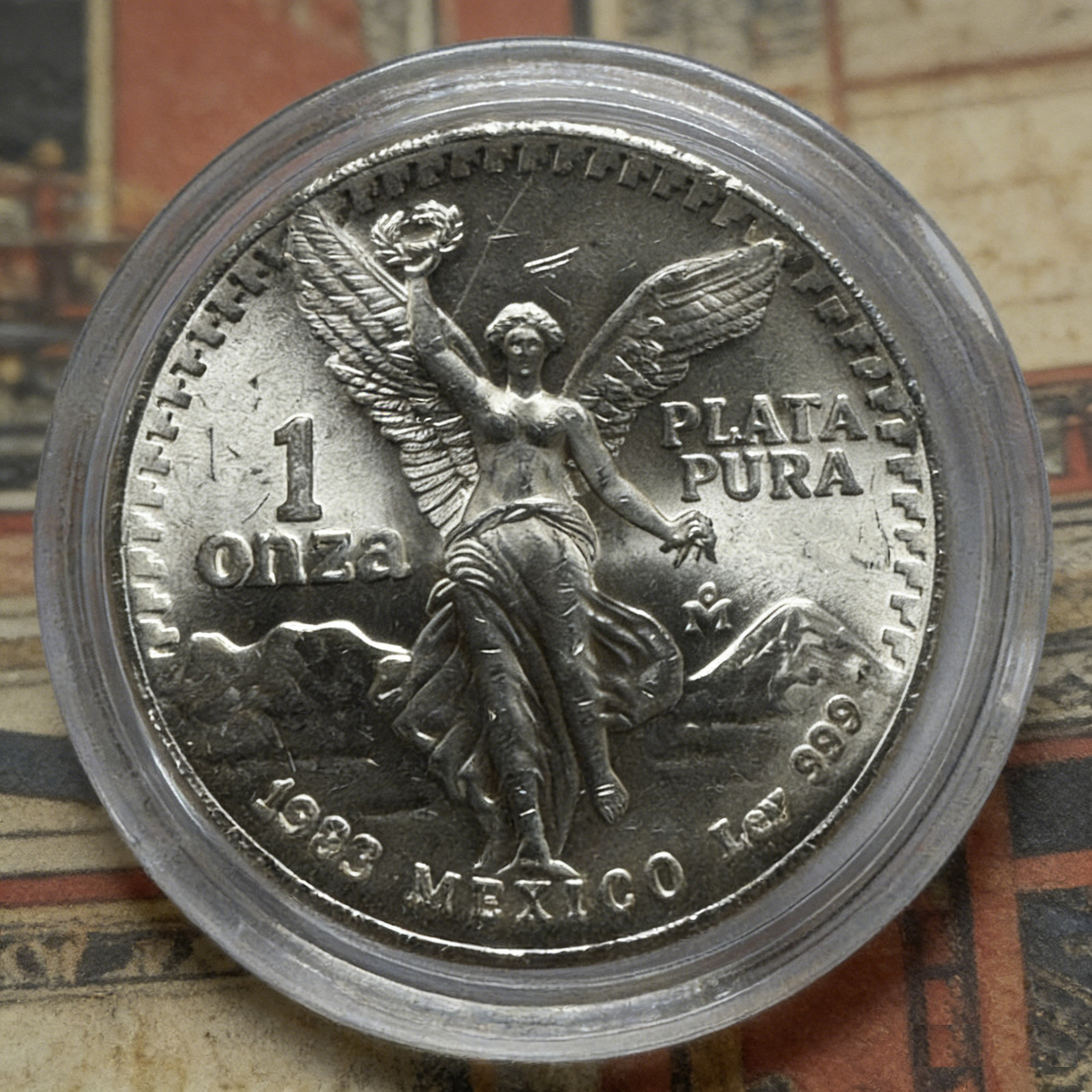 (1) ⭐ 1983 Mo Mexico Una 1 Onza 1oz . Silver Libertad Coin Bullion Uncirculated