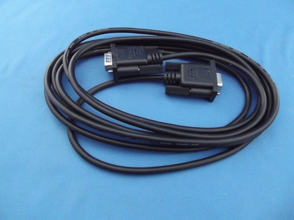 Startech DB9 RS232 #MXT1003MBK 10'ft Black Straight Through Serial Cable M/F