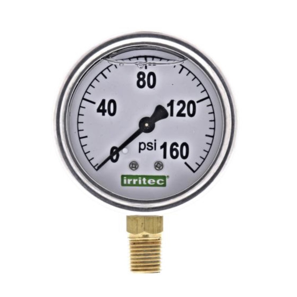 Irritec Liquid Filled Pressure Gauge