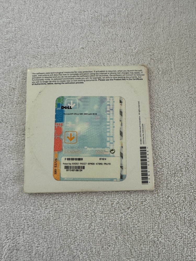 Microsoft Office Small Business Edition 2003 - w/Product Key!!!