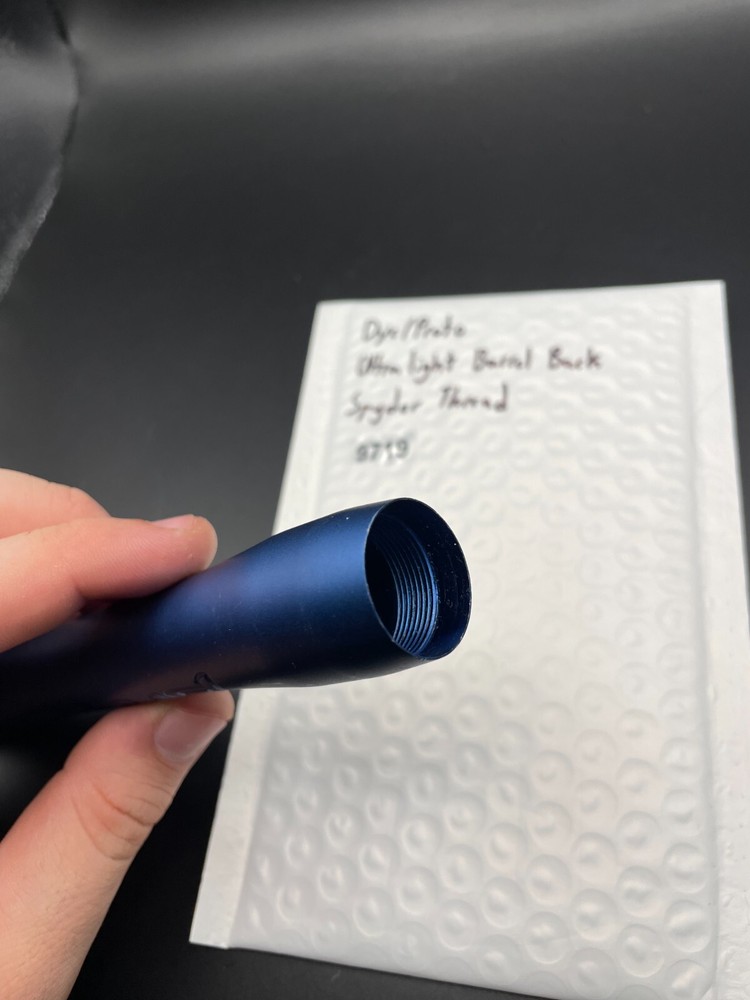 Dye/Proto Ultra Light Barrel Back Spyder Thread