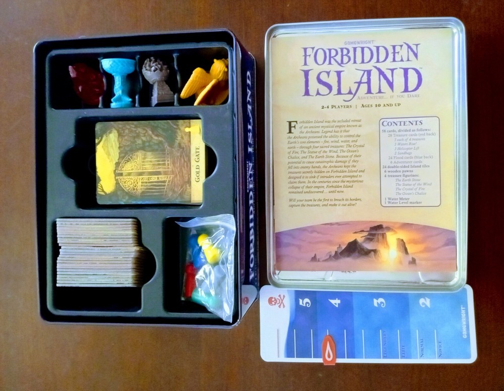 Forbidden Island Cooperative Strategy Game Replacement Parts