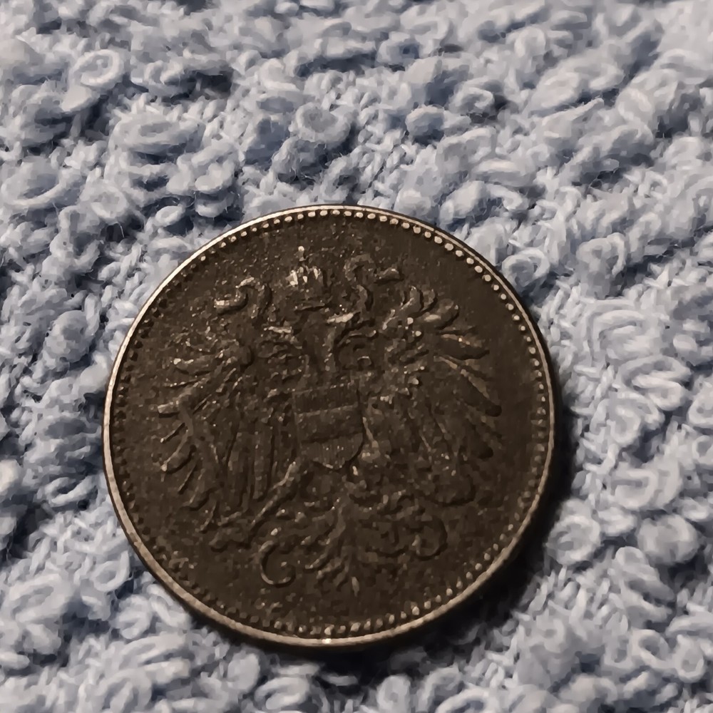 Austrian 1916 20 Heller Coin , KM#2826