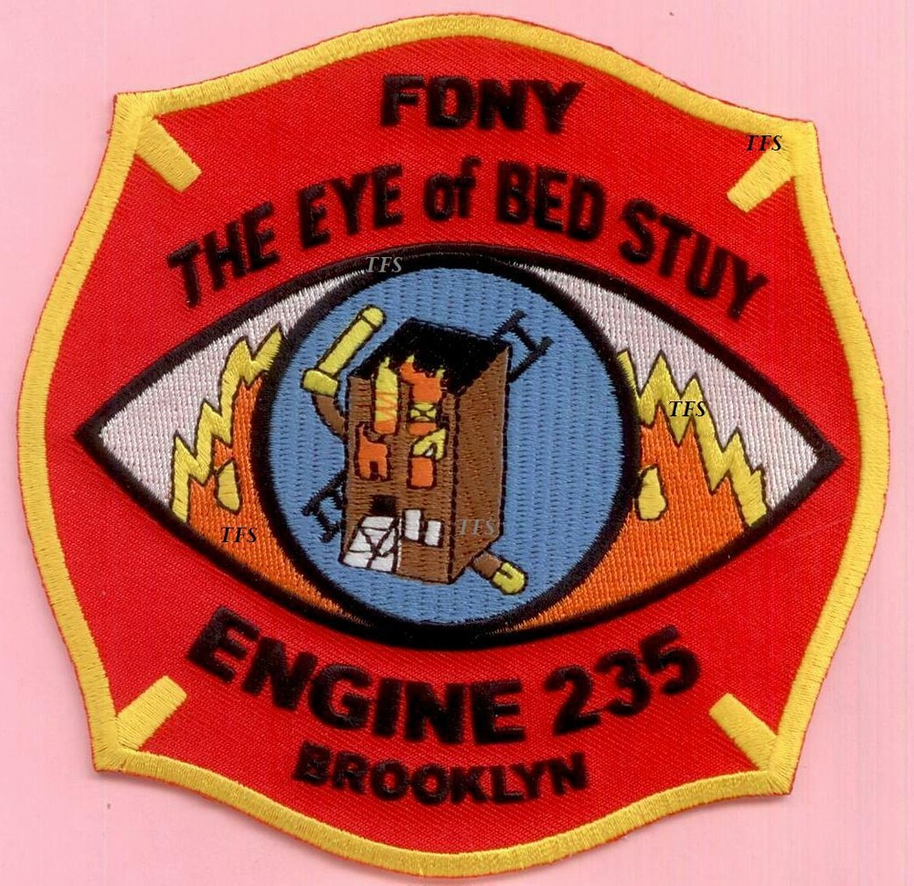 New York City Fire Dept Engine 235 Patch Bed Stuy