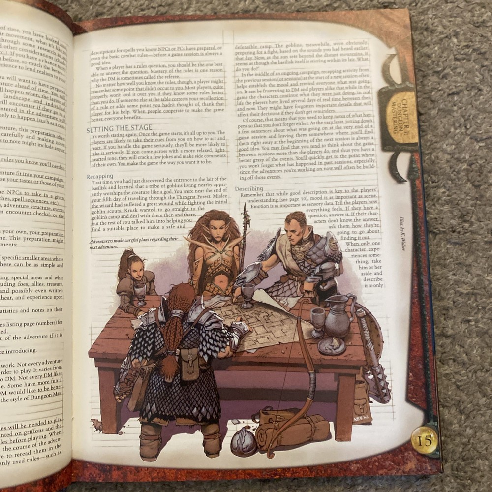 Dungeons & Dragons 3rd Edition Dungeon Masters Guide Core Rulebook 2 (D&D, 2000)