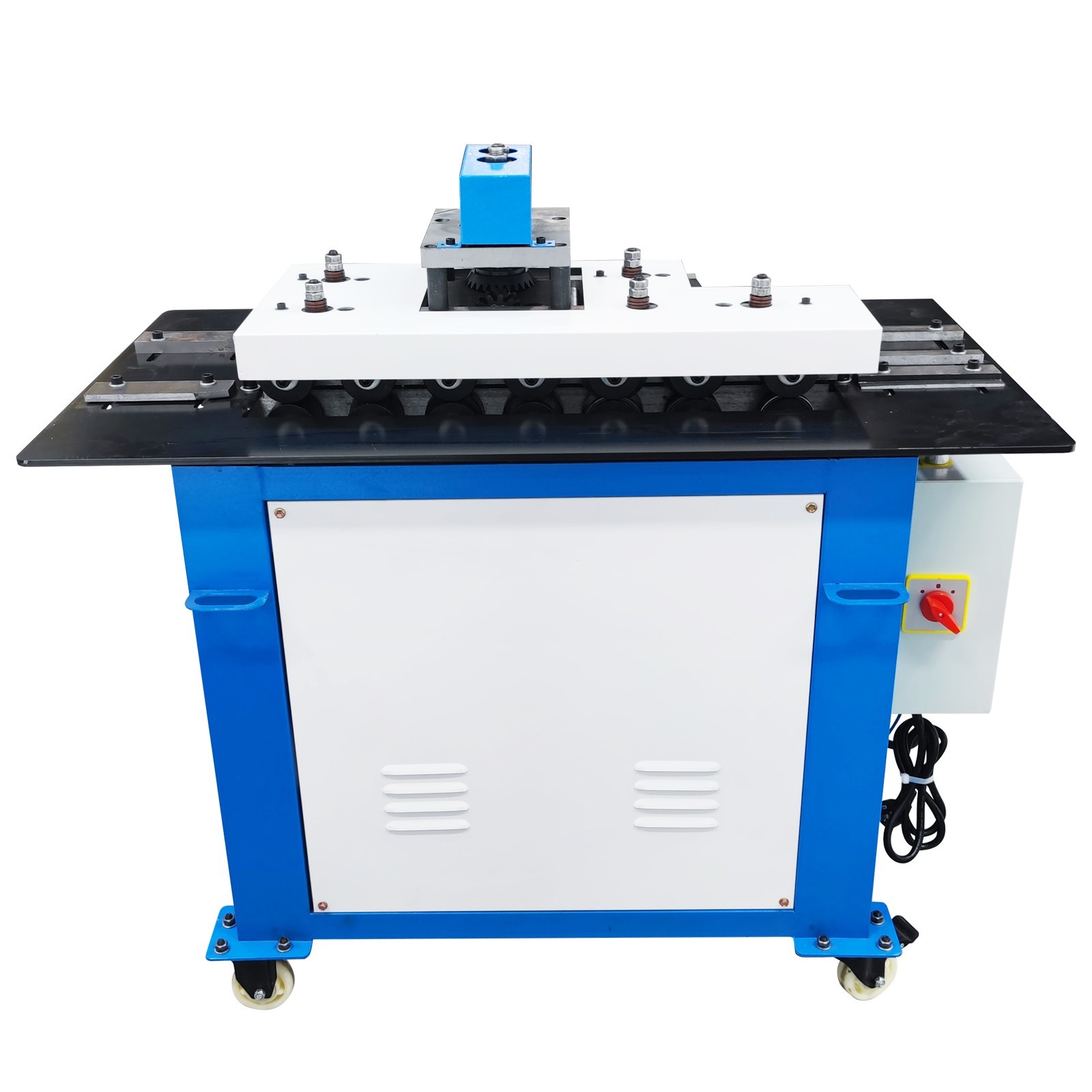 220V Seam Lock Forming Machine C-drive-locking and Radial Hem Seam 7 Shapes