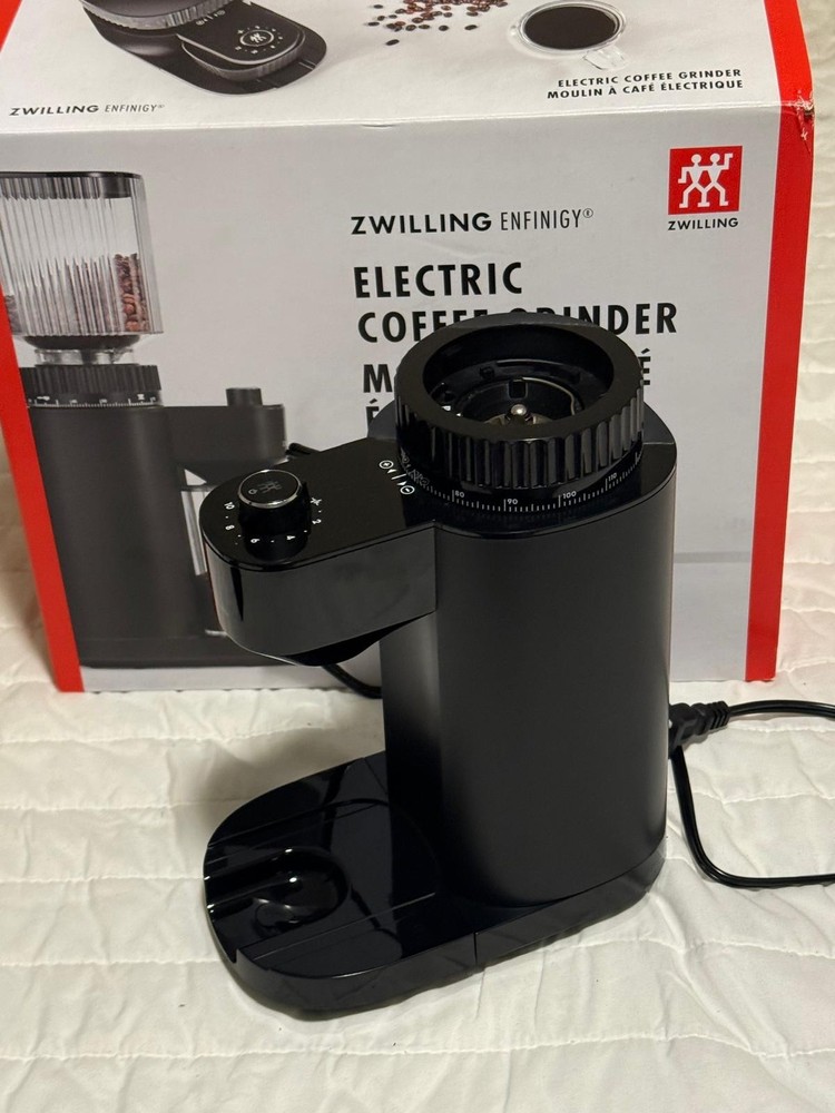 ZWILLING Enfinigy Coffee Grinder, Silver