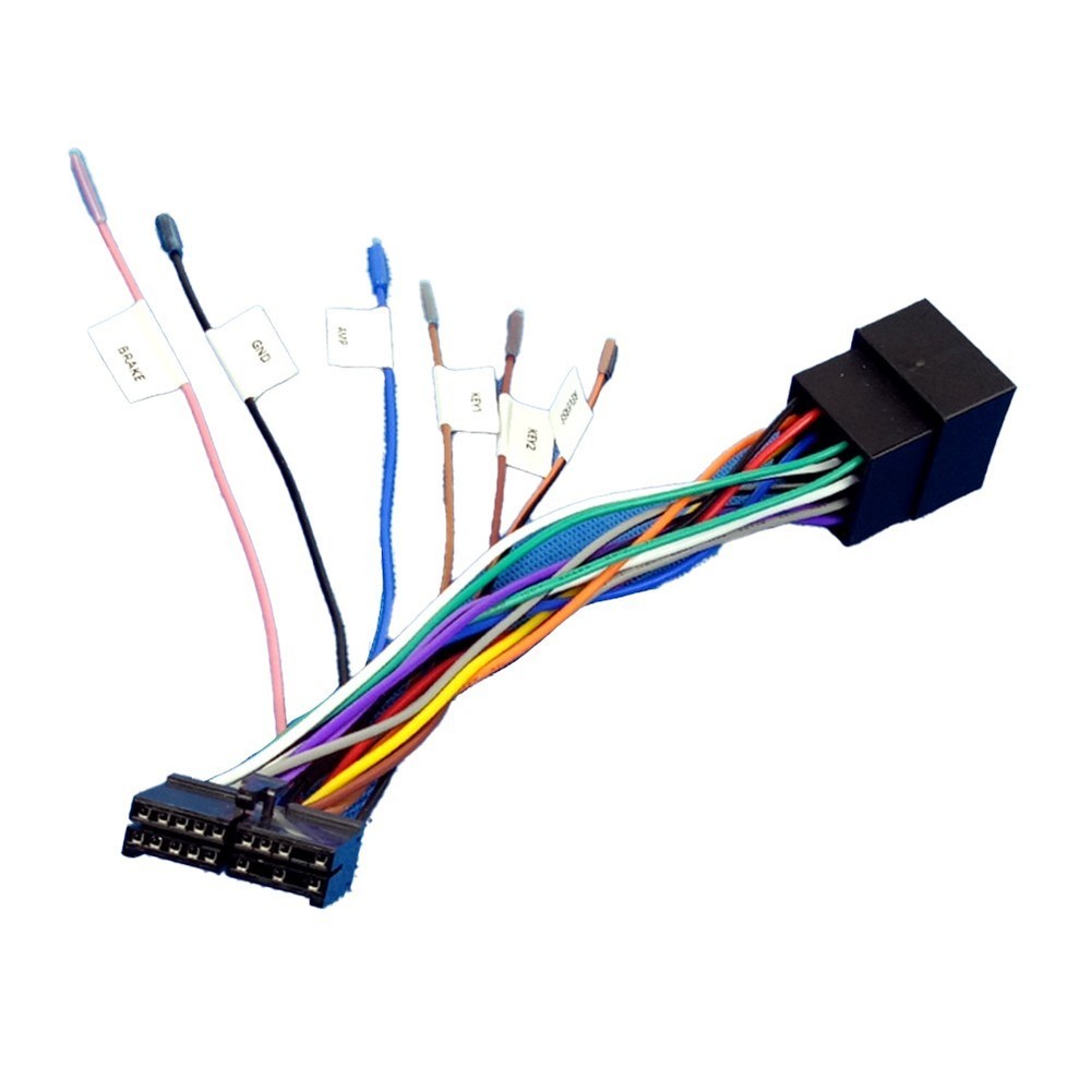 Efficient 20Pin Cable to ISO Wiring Adapter for Seamless Car Audio Integration