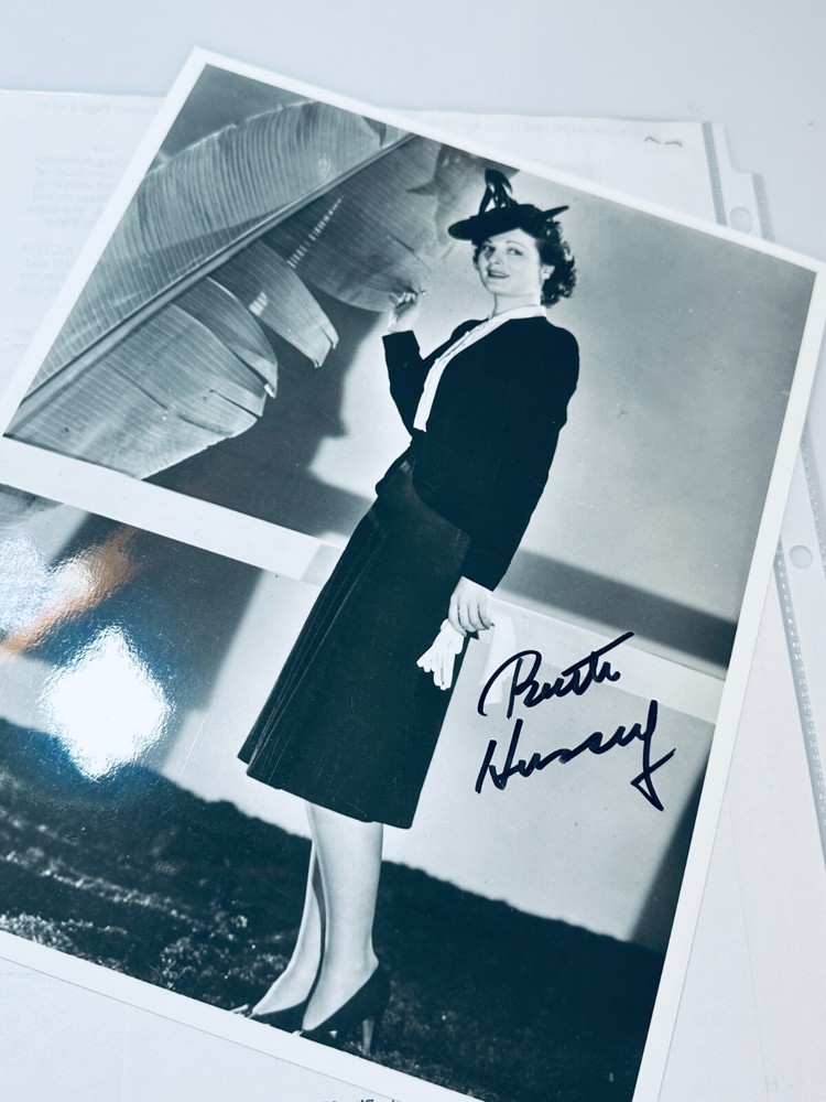 RUTH HUSSEY 8x10 Photo Autograph Signed W/ COA
