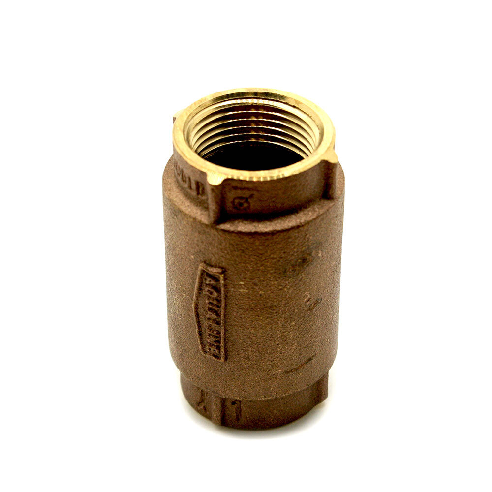 Thrifco 6415405 1-1/2 Inch Brass Spring Check Valv
