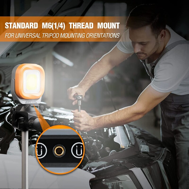 EverBrite Rechargeable 1000 Lumen Work Light Magnetic LED Super Bright Worklight