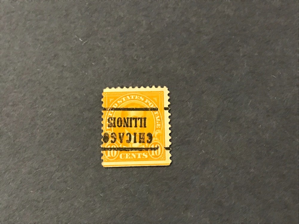 Monroe 10 Cents US Stamp - Cancelled