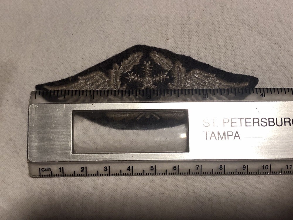 B523 - WWII German - Luftwaffe Flight Technical Pers Mech Sleeve Patch - No Glow