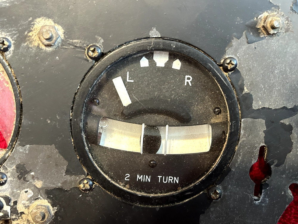 AIRPATH MAGNETIC COMPASS P/N C2300-L4 AND TURN COORDINATOR FACE