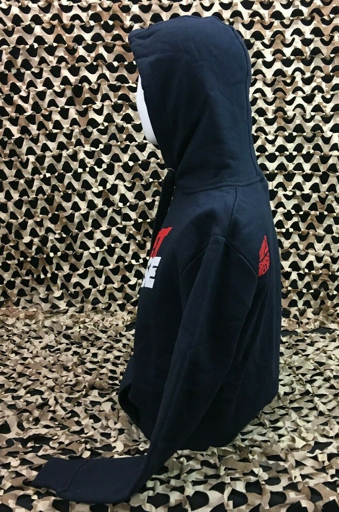 NEW LARGE Planet Eclipse Highrise Hooded Sweatshirt - Navy