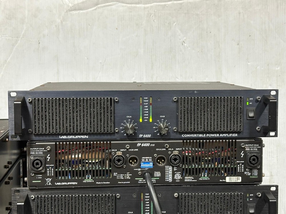 Lab Gruppen 6400f Power Amplifier #5060 (One) THS