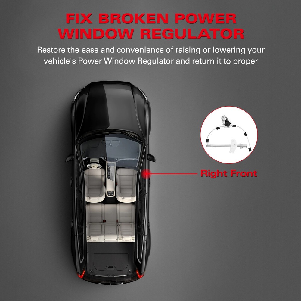 Power Window Regulator Motor Assembly Front Right For 2002-2006 Liberty 741-527