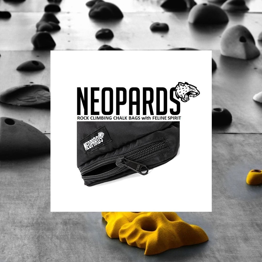 Neopards Drawstring Chalk Bag | Highend Rock Climbing Chalk Bag for Boulderin...