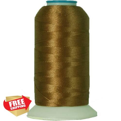 Threadart Polyester Embroidery Thread 1000M 40wt Fawn Brown 404