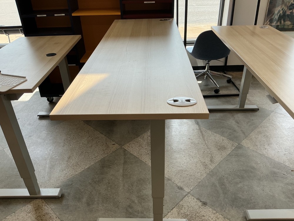 70” x 23” D Pneumatic Height Adjustable Table by Humanscale