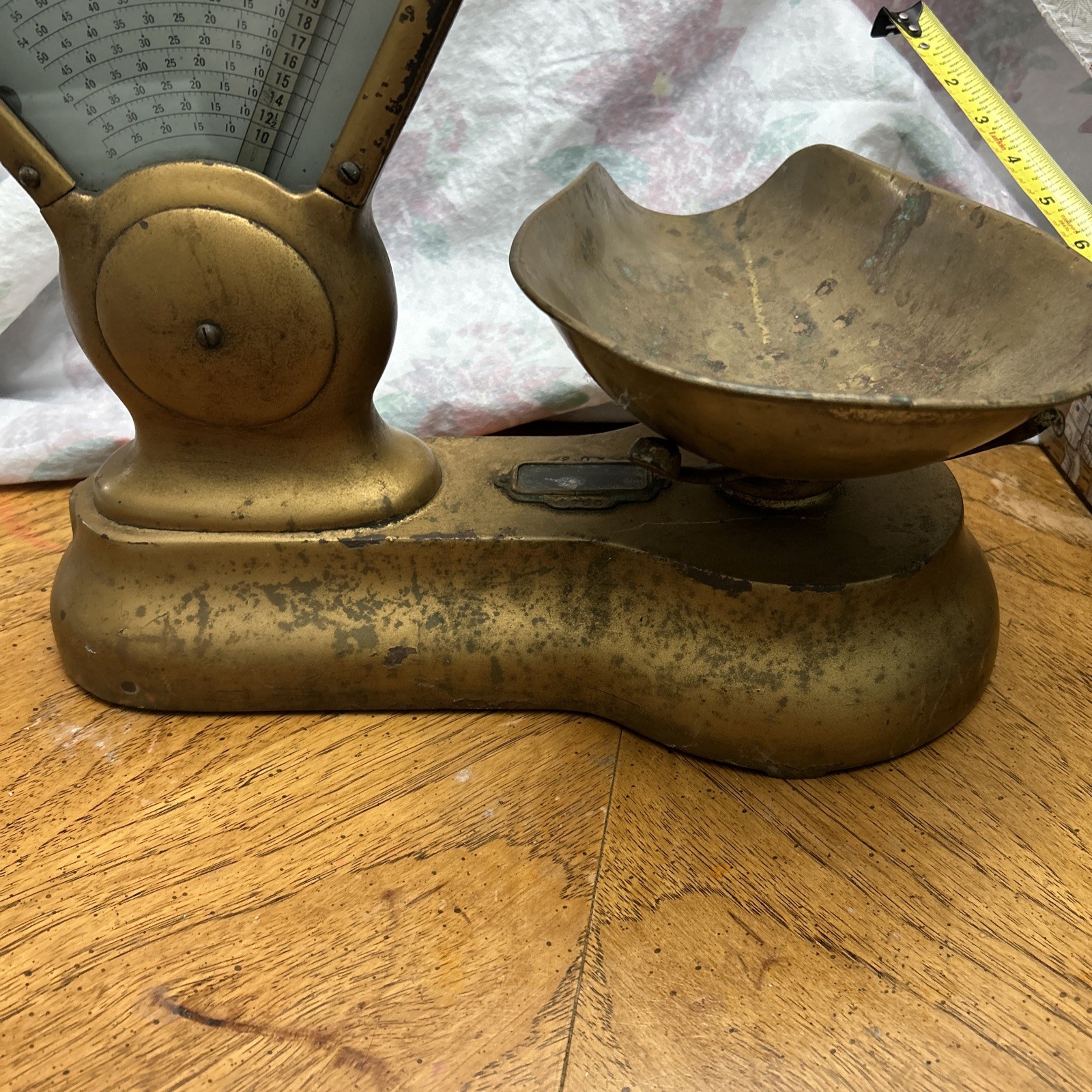 ANTIQUE 3 LB SCALE STANDARD COMPUTING SCALE CO DETROIT MICH USA G3D