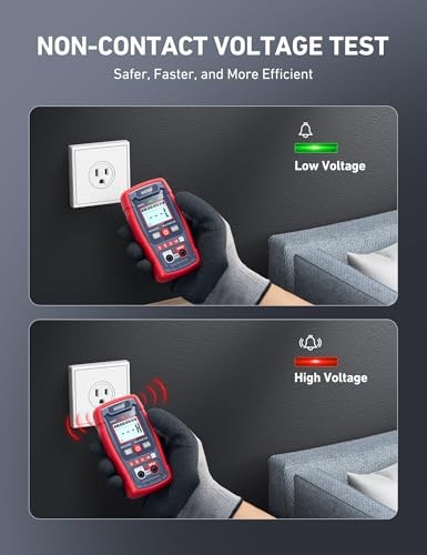Multimeter Tester 4000 Counts, Smart Measuring Mode, Auto-Ranging Smart Mode