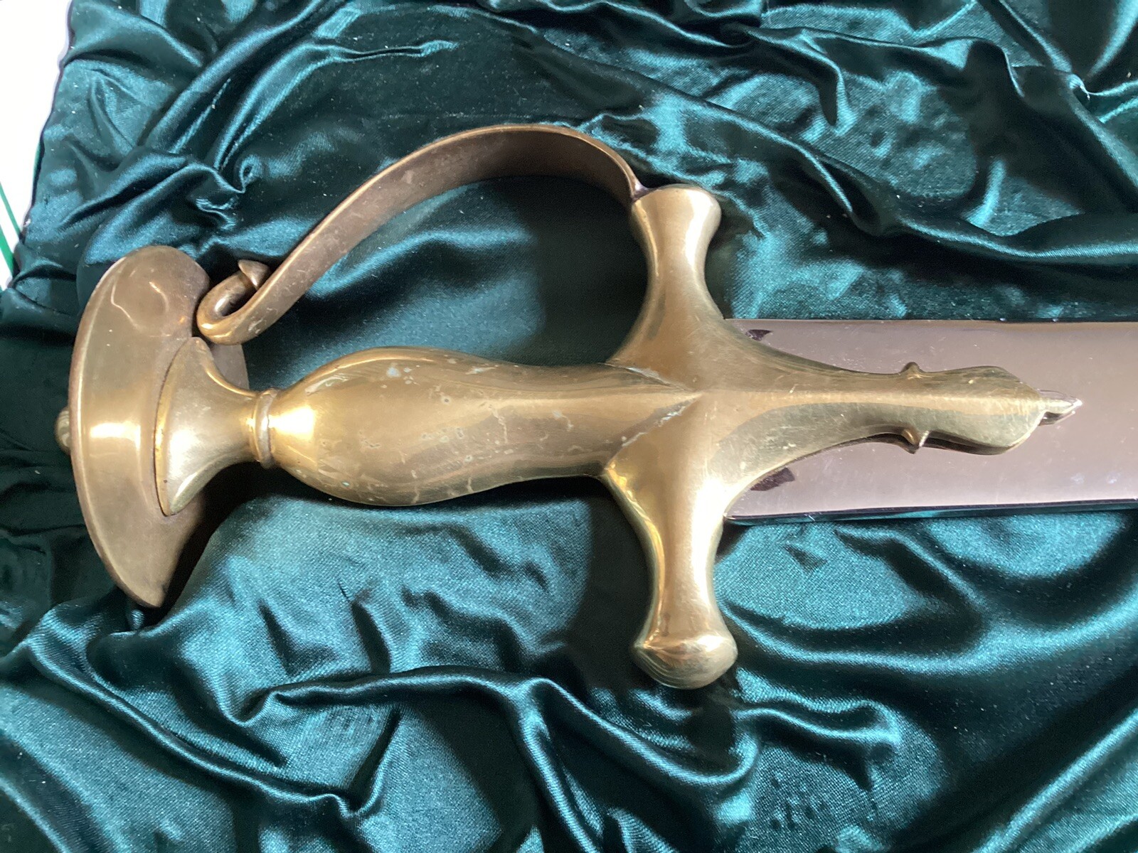 Pakistan Army Talwar Saber | Gift From General Mirza Aslam Beg, with Box, 32”