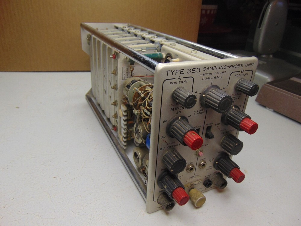 Tektronix 3S3 Sampling-Probe Unit Oscilloscope plug in module