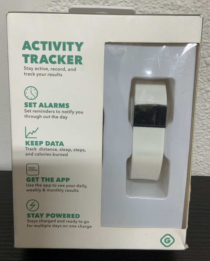 🍒 Gems Bluetooth Activity Tracker White IOS or Android New