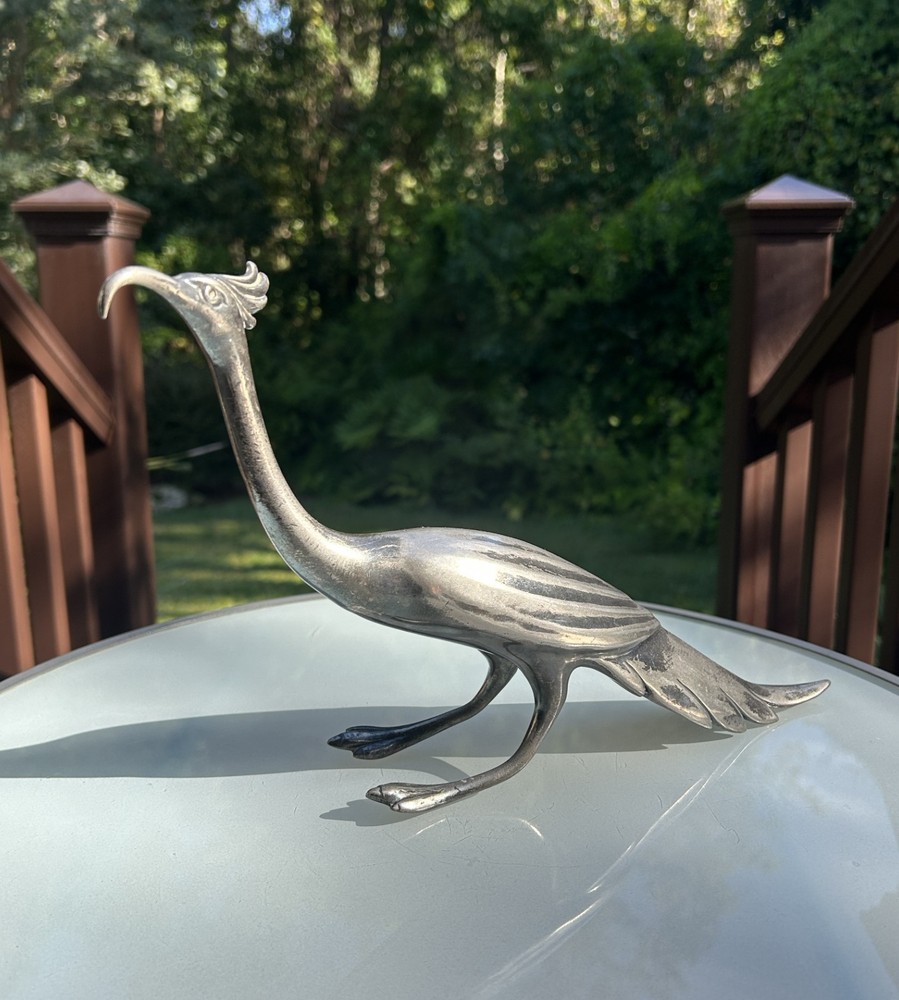 VTG Pair of Weidlich Bros Silverplate 2277 Ibis Bird Table Figurines