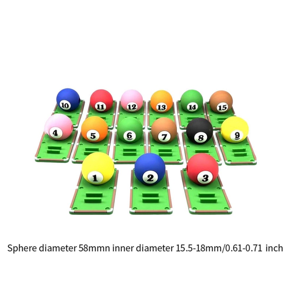 15 Pieces Billiard Stroke Trainer Pool Cue Stroke Trainer Billiard Exerciser