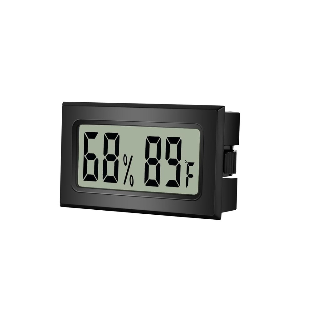 Compact Digital Thermometer Hygrometer - Accurate Readings for Reptiles & Beyond