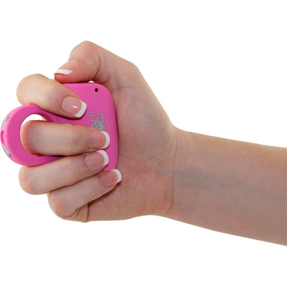 NEW~STING RING RECHARGEABLE STUN GUN 18M - PINK