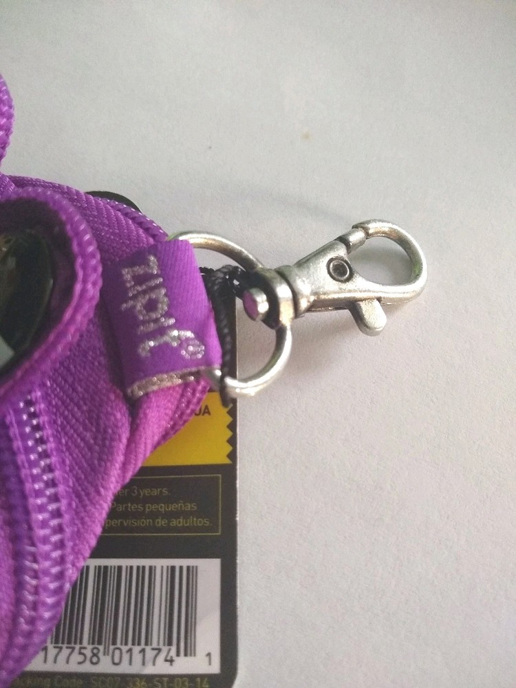 Zipit Grillz Mini Pouch Purple New Keychain Backpack